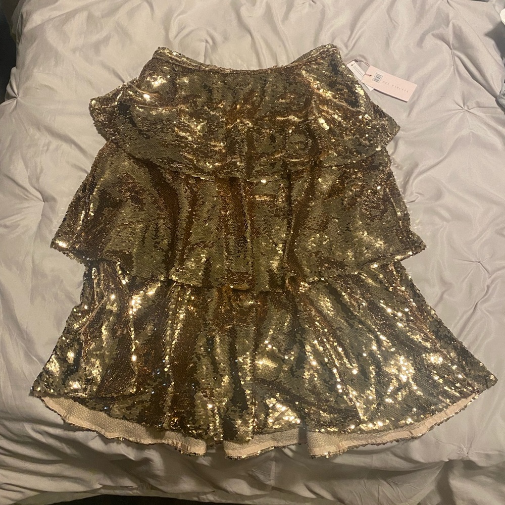 Layered Gold Skirt